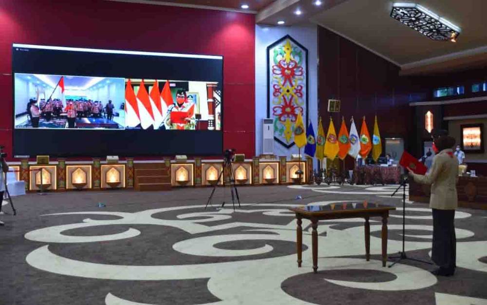 Ivo Sugianto Sabran Lantik Nadalsyah Sebagai Ketua Majelis Pembimbing Cabang Gerakan Pramuka Barito Utara