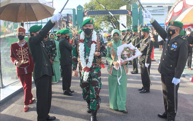 Pisah Sambut Dandim Palangka Raya Diwarnai Nuasa Kekeluargaan