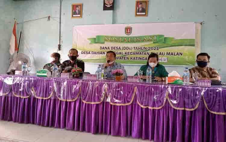 Kecamatan Pulau Malan Sosialisasi Dana Desa