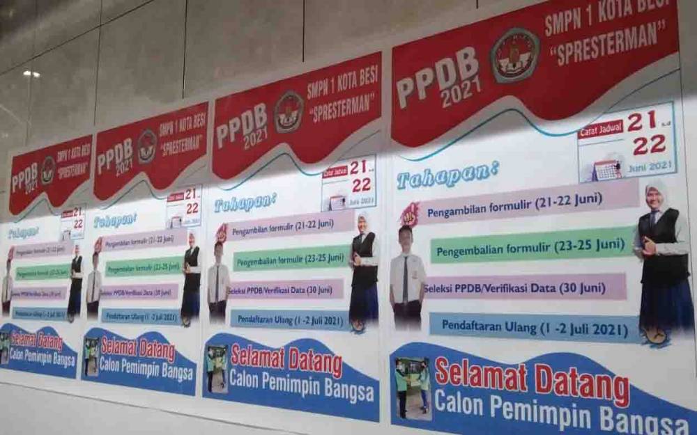 SMPN 1 Kota Besi Tetap Gencar Sosialisasi Penerimaan Peserta Didik Baru