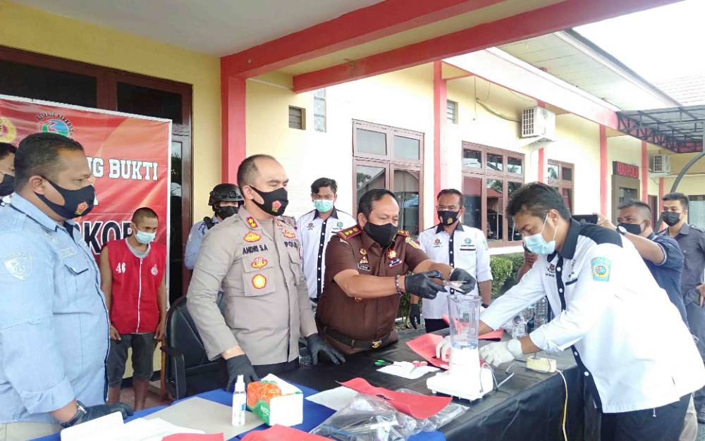 Polres Katingan Gelar Konferensi Pers, Ini Perkaranya