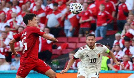 Belgia Sempat Dikagetkan Denmark, Untung Ada de Bruyne, Hazard, Witzel
