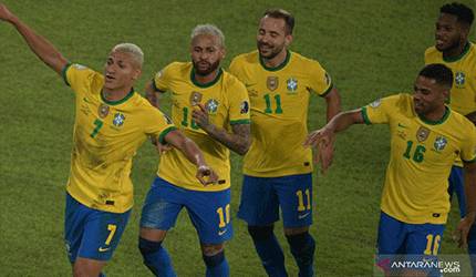 Menang Empat Gol Tanpa Balas, Brazil Masih Terlalu Perkasa untuk Peru