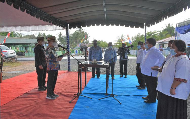 Anggota BPD dari 15 Desa di Kecamatan Mantangai Dilantik