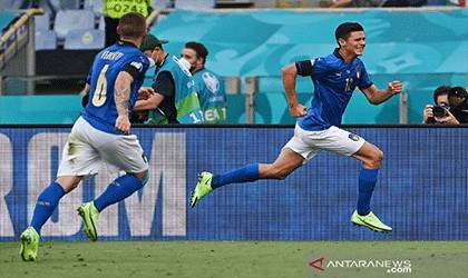Italia Tundukkan Wales 1-0, Tapi Keduanya Lolos 16 Besar