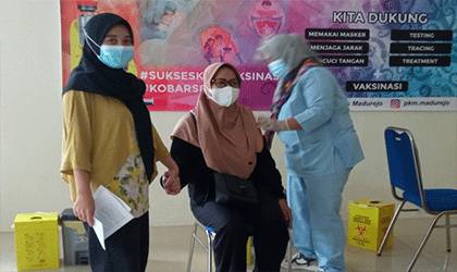 Antusiasme Masyarakat Kobar Untuk Dapatkan Vaksinasi Covid-19 Tergolong Tinggi