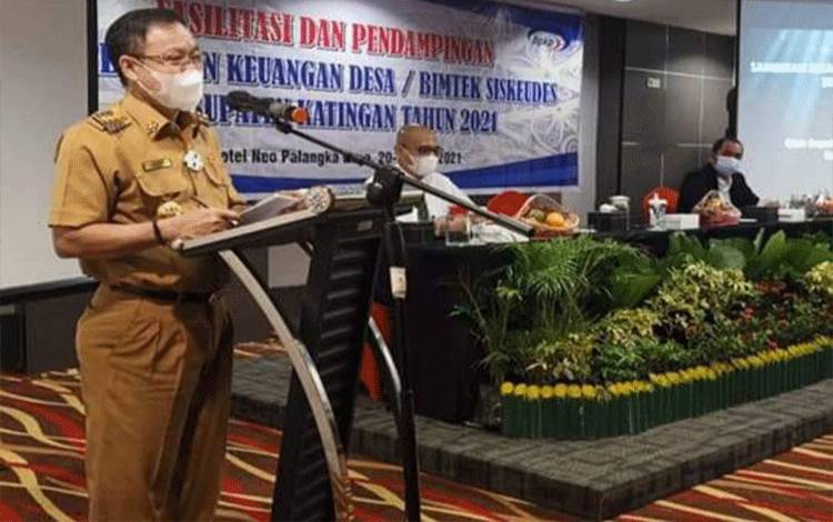 Bupati Katingan Minta Desa Gunakan Aplikasi Siskudes