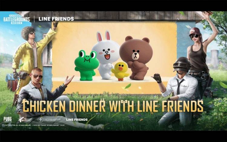 PUBG Mobile Jalin Kerja Sama dengan Line Friends