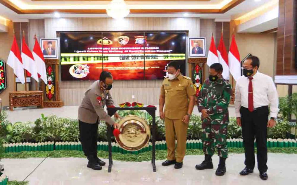Kapolda Kalteng Luncurkan Aplikasi QCIM