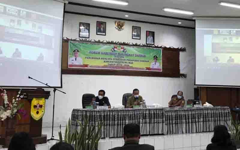 Pemkab Gunung Mas Gelar Rapat Forum Gabungan Perangkat Daerah