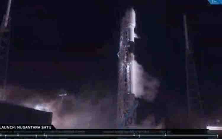 Peluncuran Satelit Nusantara Satu di Cape Canaveral Air Force Station, Florida, AS, 22 Februari 2019