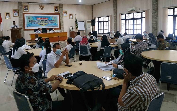 Dinas Kesehatan Seruyan Gelar Workshop Standar Akreditasi Puskesmas