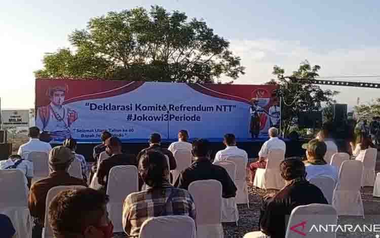 Deklarasi Referendum Jokowi 3 Periode Langgar Konstitusi