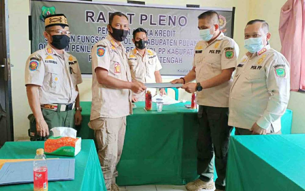 Satpol PP dan Damkar Kapuas Lakukan Verifikasi Penilaian Angka Kredit Satpol PP Pulang Pisau