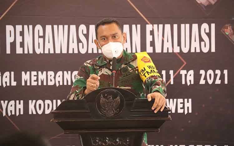 Tim Pengawas dan Evaluasi TMMD Puji Sinergitas Pejabat Daerah di Barito Utara