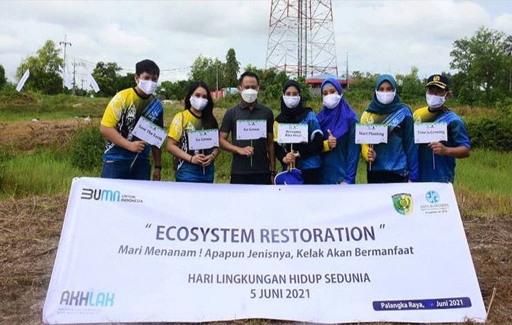 Pemko Palangka Raya Lakukan Reboisasi Kawasan Hutan Terbuka