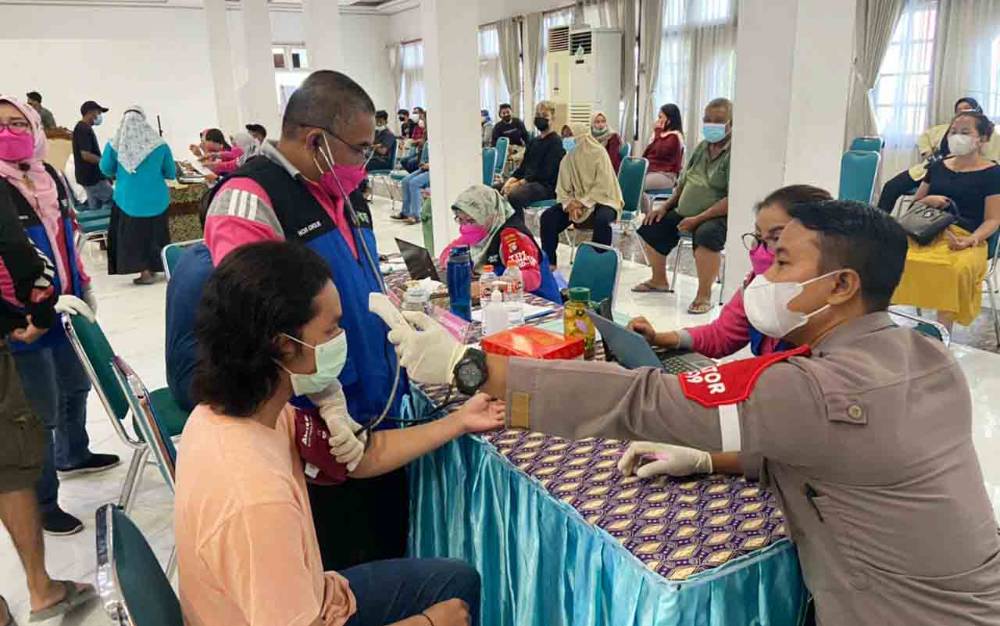 Polres Barito Utara Gelar Vaksinasi Covid-19 Massal