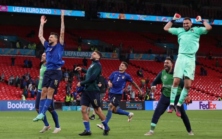 2 Gol Babak Tambahan Bawa Italia ke Perempatfinal Euro 2020