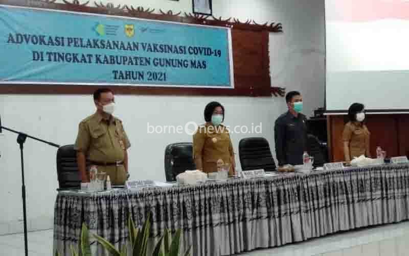 Pemkab Gunung Mas Ajak Masyarakat Sukseskan Vaksinasi Covid-19