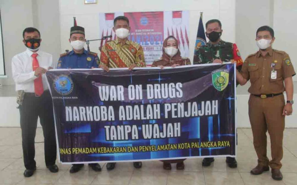 Kodim Palangka Raya Siap Bersinergi dengan Pemerintah Berantas Narkoba