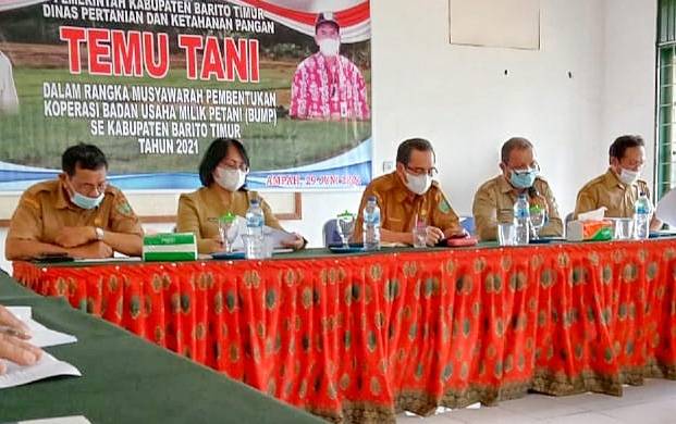 Pemkab Barito Timur Fasilitasi Pembentukan Badan Usaha Milik Petani