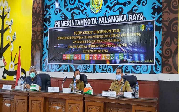 Pemko Palangka Raya Gelar Diskusi Bentuk SDGs Center