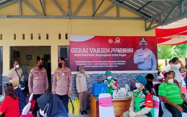 Polda Kalteng Buka Gerai Vaksinasi Presisi Bagi Masyarakat