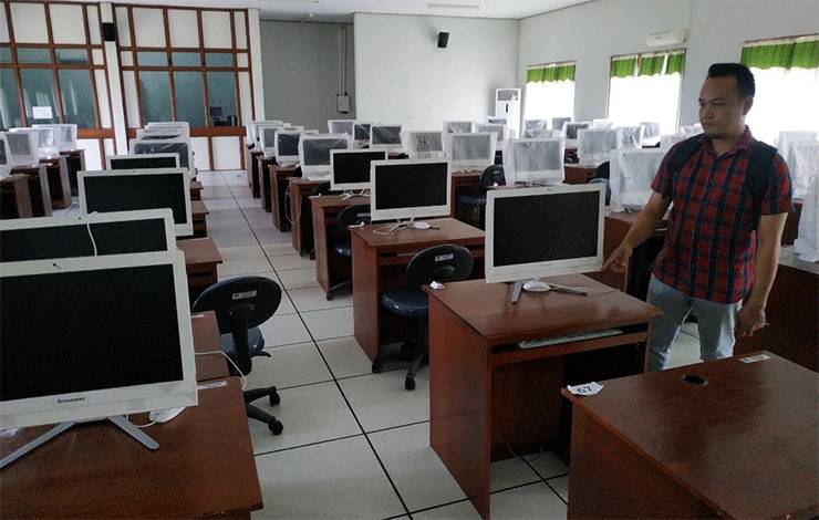 Ruang?Computer Assisted Test (CAT)??BKPSDM Seruyan, untuk pelaksanaan?tes?seleksi? ASN di Kabupaten Seruyan.
