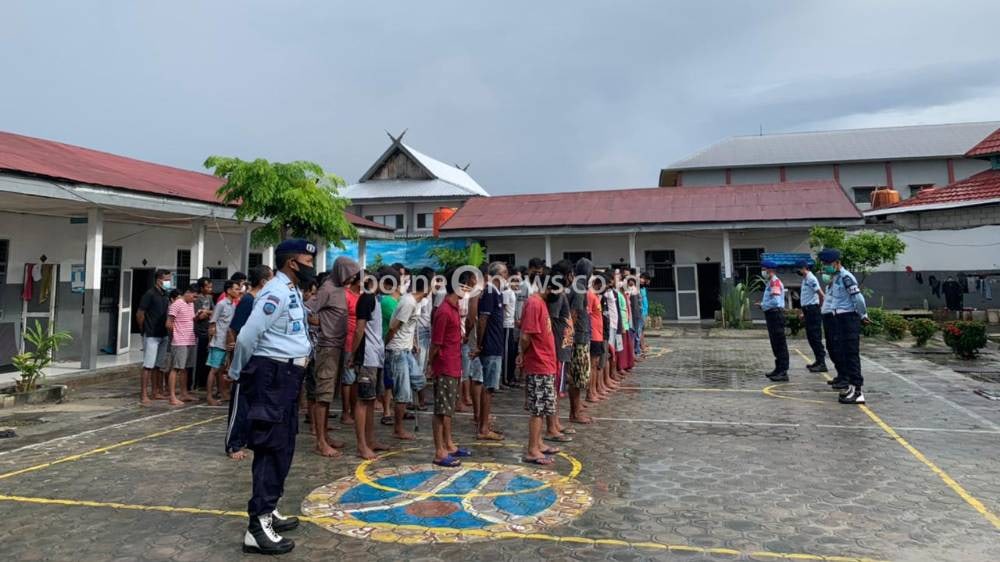 Warga Binaan Lapas Kelas II B Pangkalan Bun Diberikan Sosialisasi Perubahan Peraturan Asimilasi Rumah