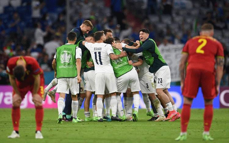 Taklukkan Belgia 2-1, Italia ke Semifinal Euro 2020 Hadapi Spanyol