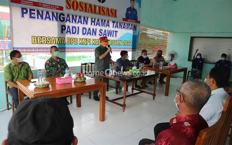 Bupati Seruyan Sosialisasi Penanganan Hama Tanaman