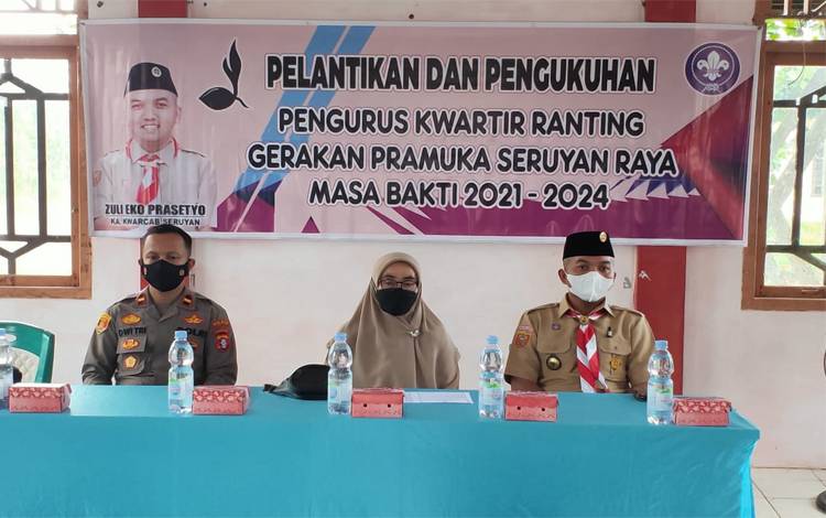 Pengurus Ranting Gerakan Pramuka Seruyan Raya Dikukuhkan