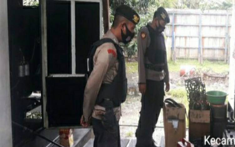 Cegah Gangguan Kamtibmas, Personel Polsek Kapuas Tengah Patroli Objek Vital