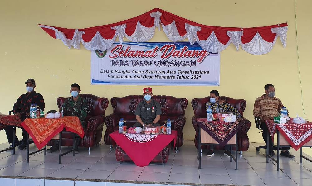 Bupati Seruyan Hadiri Syukuran Warga Wanatirta
