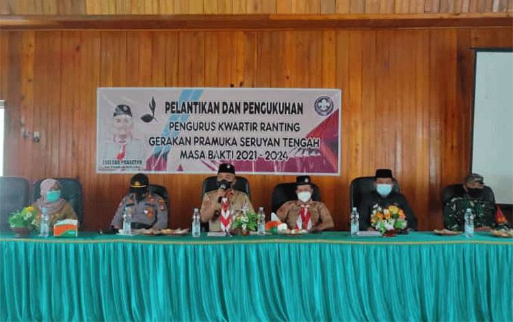 Kwartir Ranting di Seruyan Diminta Terus Bangkitkan Kegiatan Kepramukaan