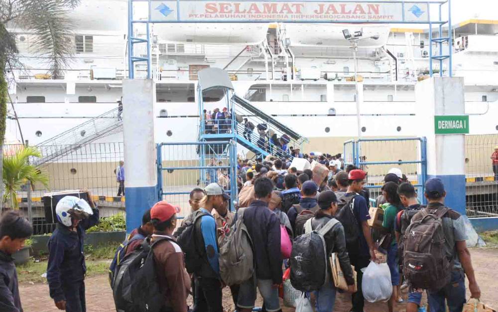 Penumpang Kapal Laut Menurun Imbas Kebijakan Keluar Kotim Wajib Antigen dan Sertifikat Vaksin Covid-19