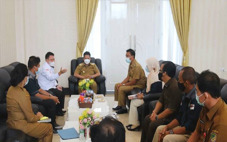 Minta Dukungan ke Pemkab Barito Utara, KPU Barito Utara Jalin Silaturahmi dengan Bupati