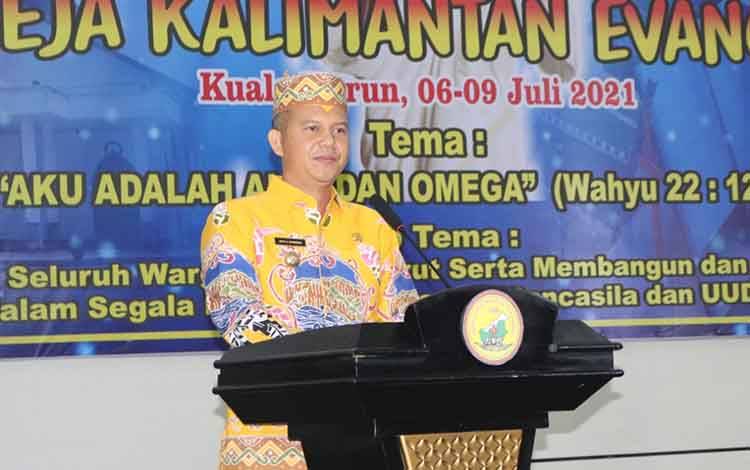 Bupati Gunung Mas Sampaikan Harapan Terkait Pelaksanaan Sinode Umum XXIV GKE