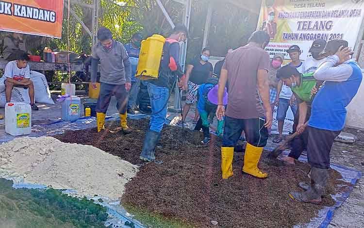 BPP Paju Epat Latih Petani Membuat Pupuk Organik Bokashi