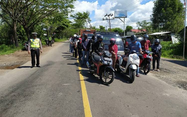 Polres Kapuas Ajak Pengendara Heningkan Cipta 60 Detik, Ini Tujuannya