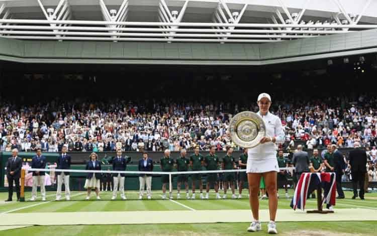 Situasi Mendukung Barty Merengkuh Mukjizat Wimbledon