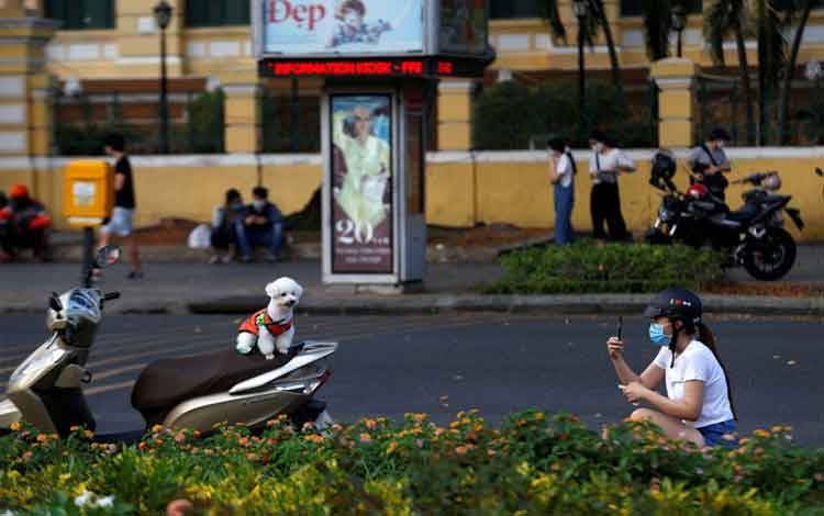 Suasana kota Ho Chi Minh, Vietnam, April 2020. (REUTERS/Yen Duong)