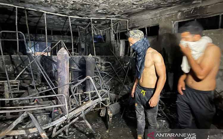 Sedikitnya 42 Tewas, 60 Terluka dalam Kebakaran RS Corona Irak
