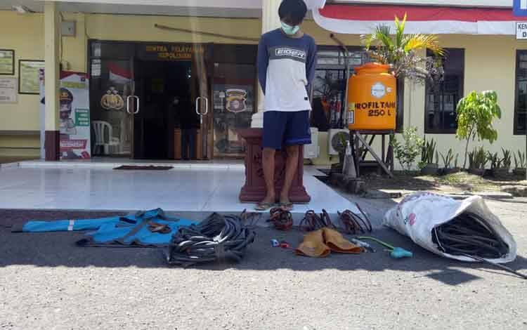 Polisi Tangkap Mantan Pekerja PLN Curi Kabel Trafo, ini Modus Pelaku