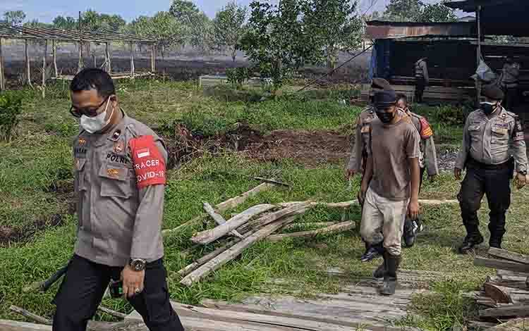 Pelaku Pembakar Lahan di Sampit Mengaku Diupah Rp 700 Ribu