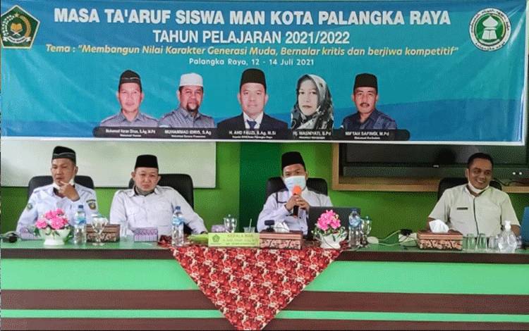 MAN Kota Palangka Raya Gelar Masa Ta'aruf Siswa Secara Virtual