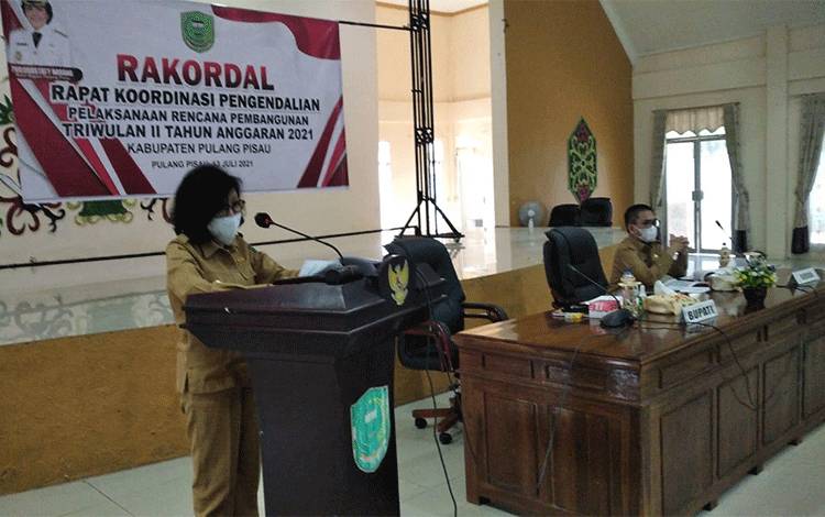 Buka Rakordal, Plt Bupati Pulang Pisau: Target Belum Tercapai Terkendala Penatausahaan Keuangan