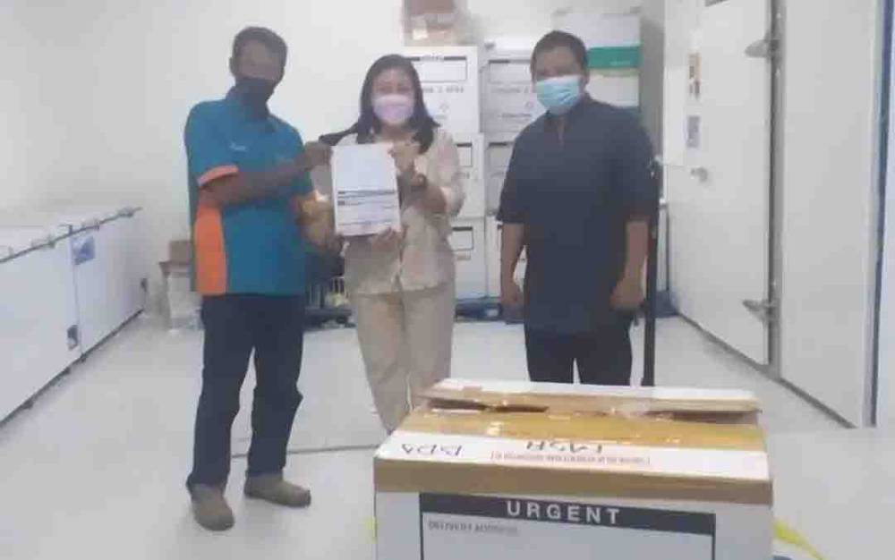 Kalteng Kembali Terima 850 Vial Vaksin Sinovac