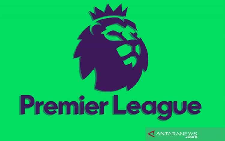 Logo kompetisi sepak bola Liga Premier Inggris. (ANTARA/Gilang Galiartha)