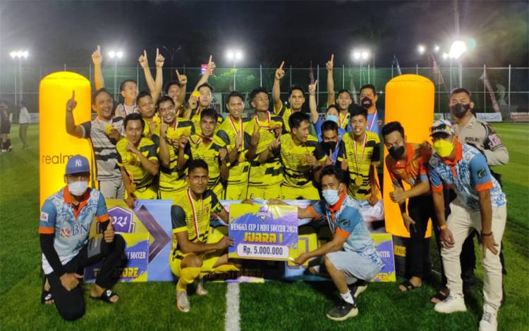 Bhimantara FC Juara Turnamen Wengga Mini Soccer dengan Protokol Kesehatan